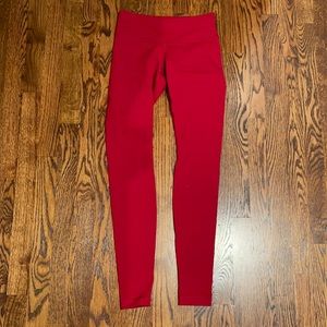 Raspberry Lululemon Wunder Under Tights